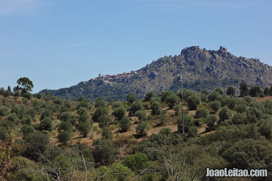 Vista da colina de Monsanto em Portugal