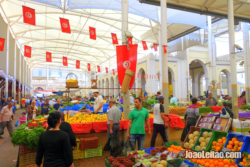 Mercado Municipal de Tunes o chamado Marché Central