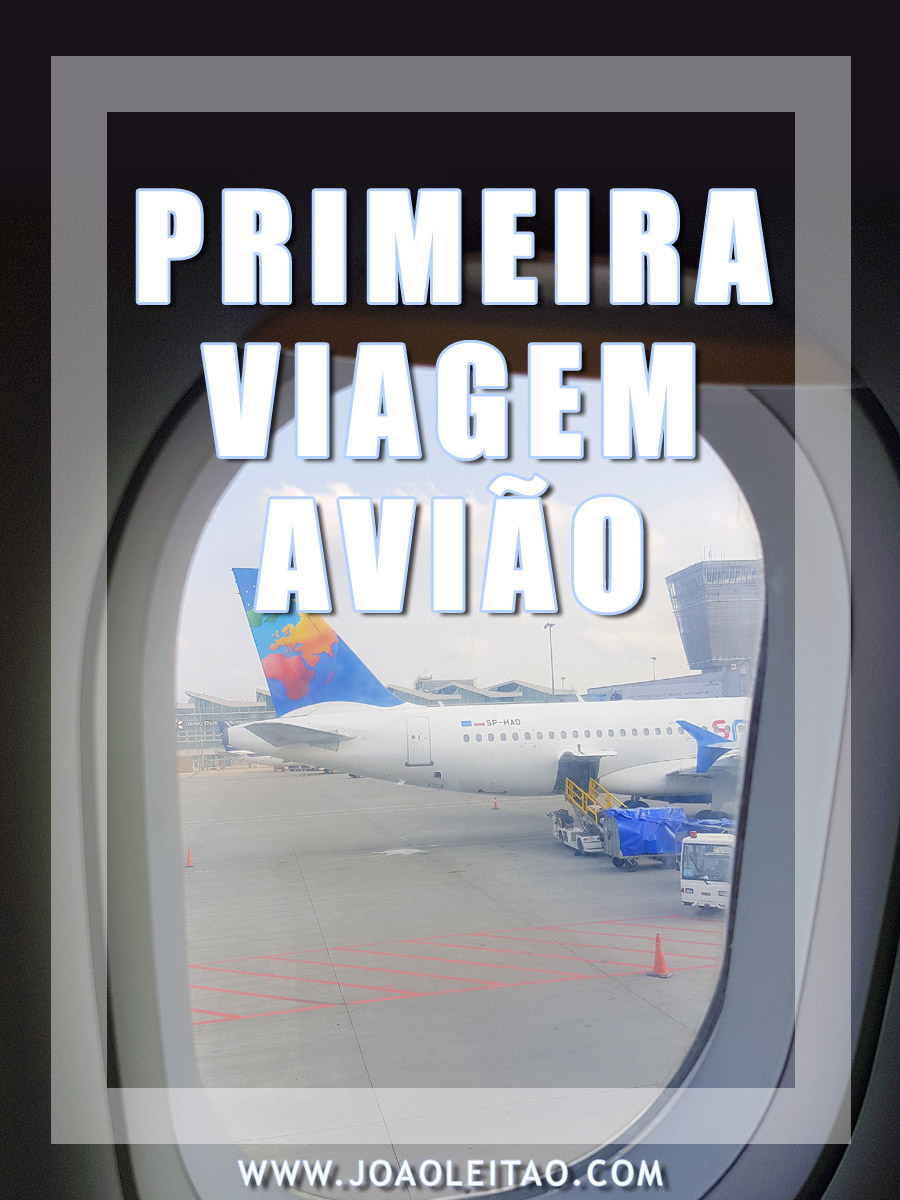 PRIMEIRA VEZ NUM AVIÃO