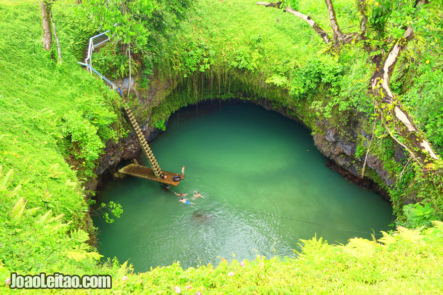 To Sua Giant Swimming Hole, Visitar a Samoa