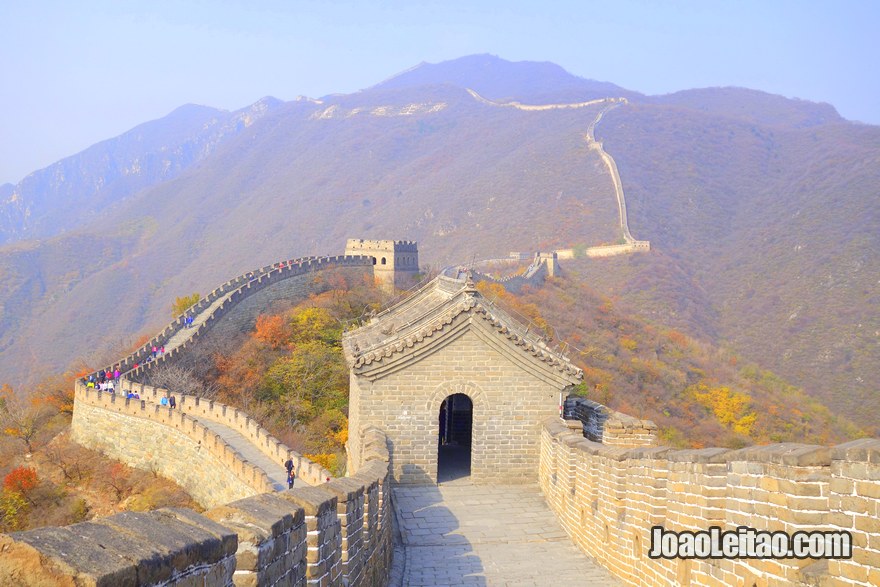 A Grande Muralha da China, em Mutianyu