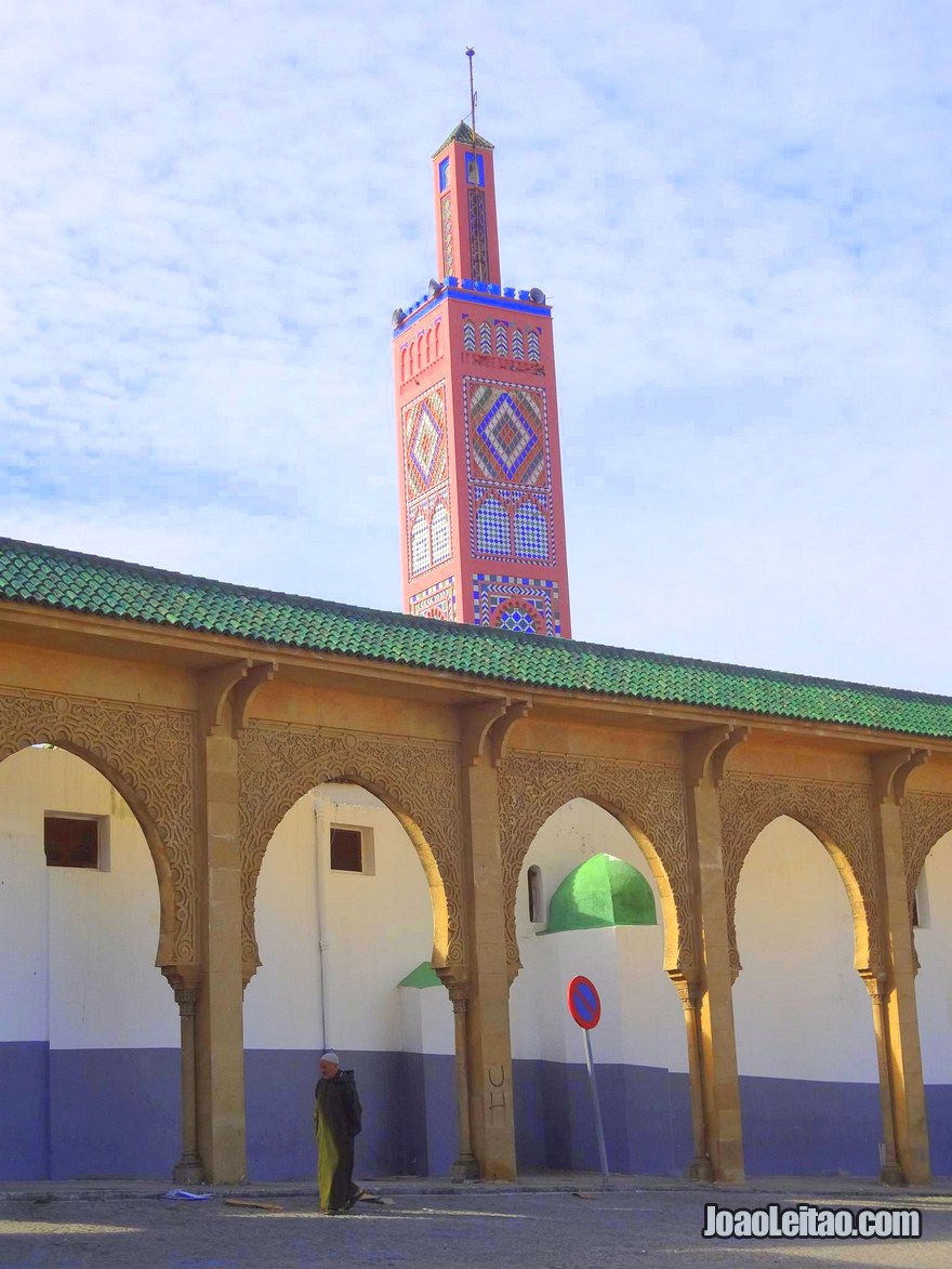 Foto da Mesquita Rosa em Tanger