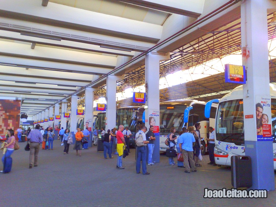 Foto do Terminal Autocarros de Lisboa em Sete Rios