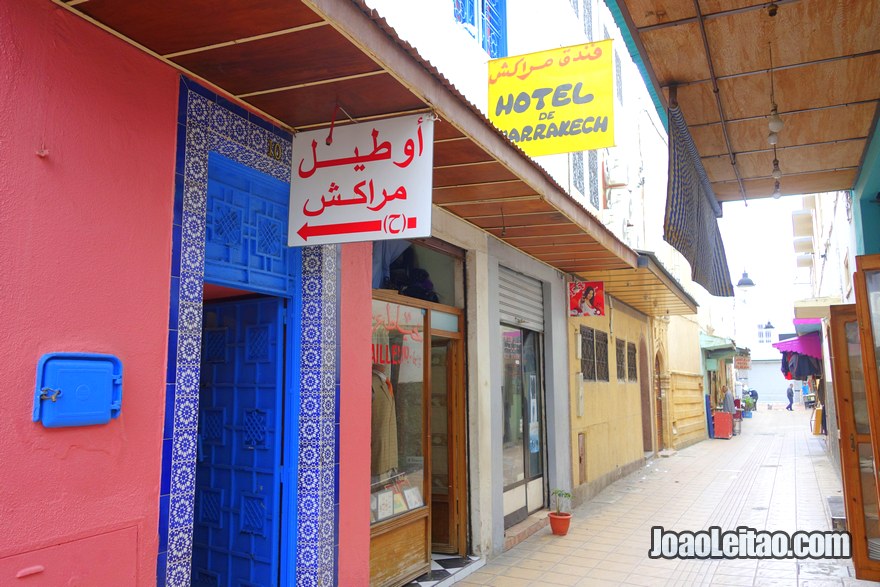 Entrada do Hotel de Marrakech em Rabat, Marrocos