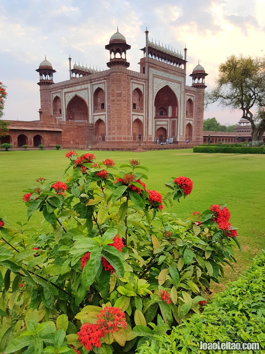 Taj Mahal Unesco monument located in Agra India