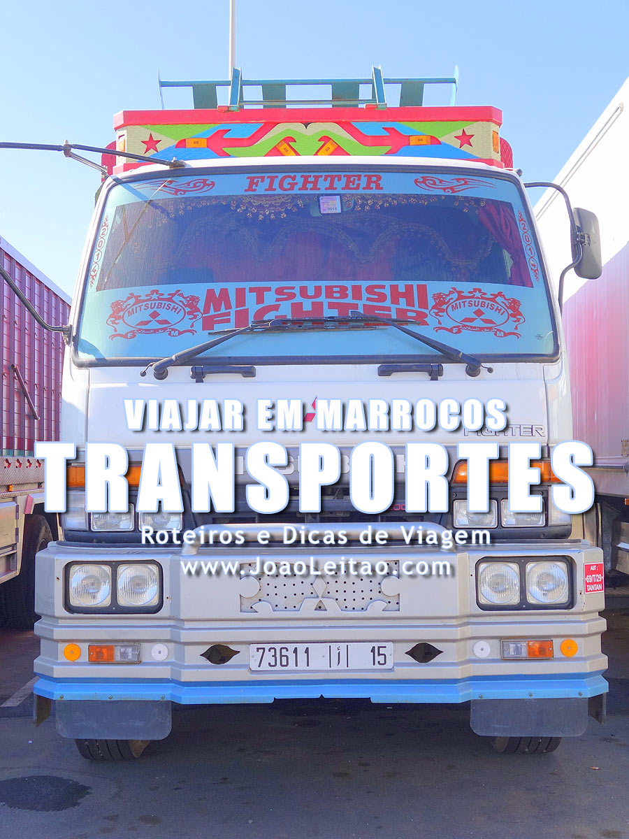 Transportes em Marrocos - Informação prática para viajar