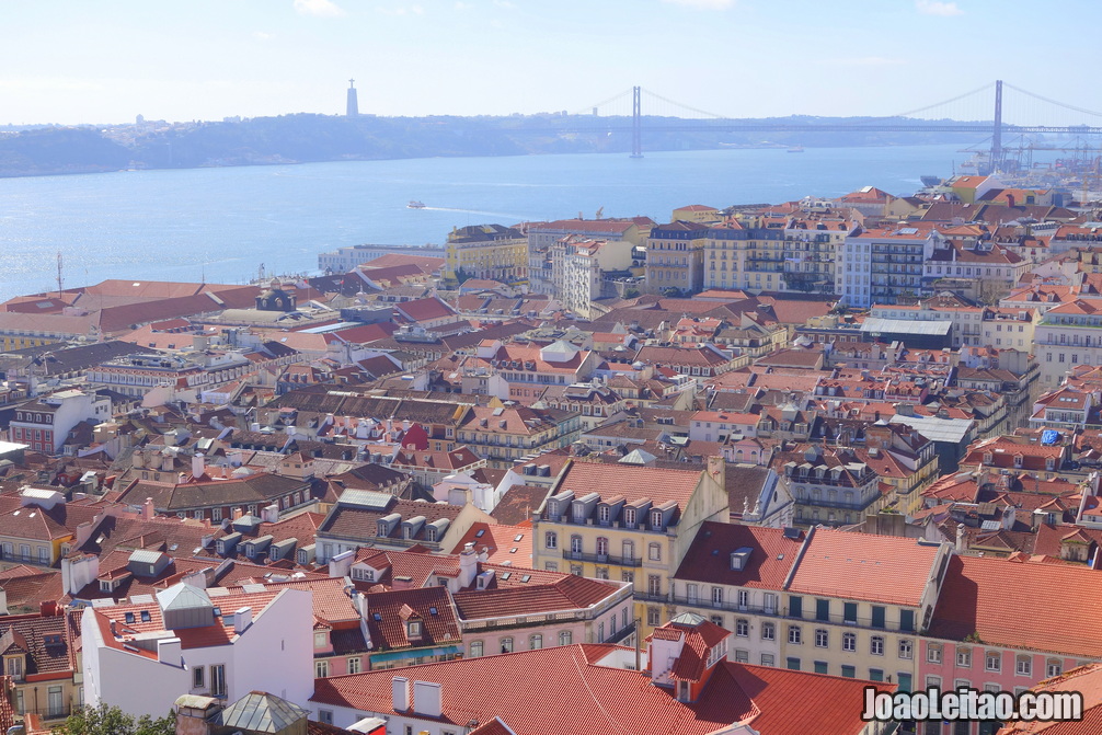 PANORÂMICA DE LISBOA DO CASTELO DE SÃO JORGE