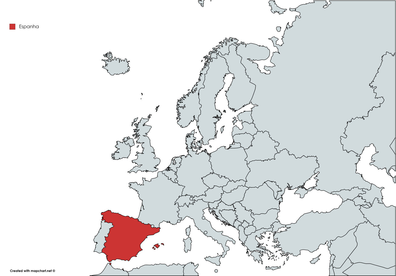 MAPA ESPANHA