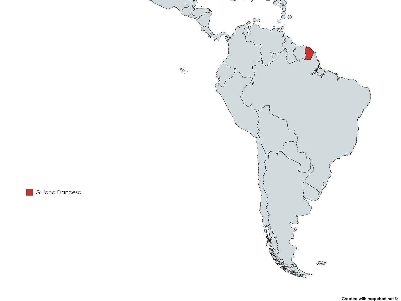 MAPA GUIANA FRANCESA