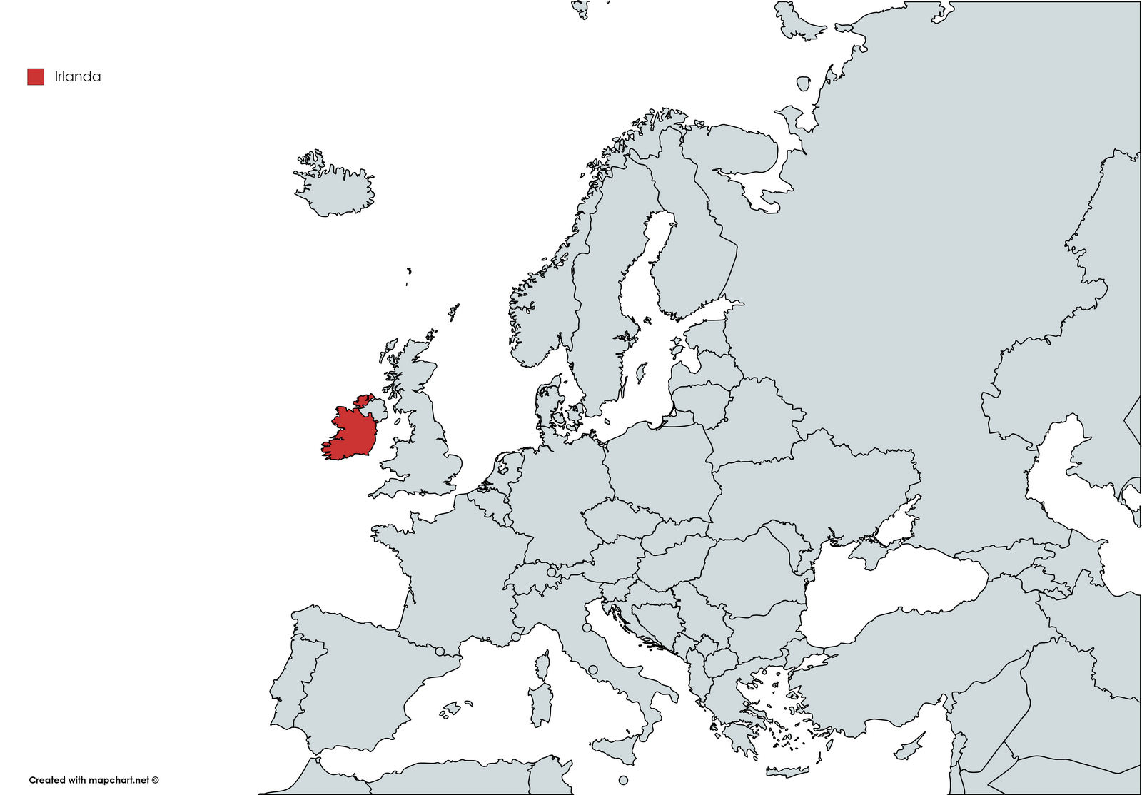 MAPA IRLANDA