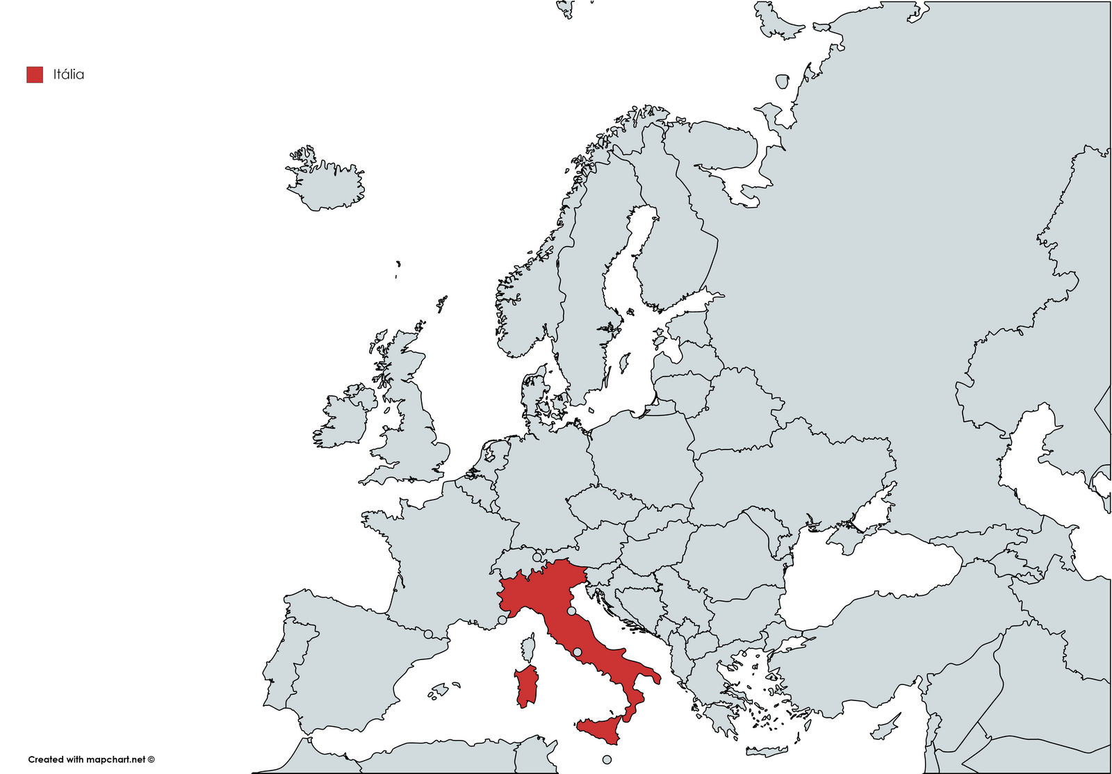MAPA ITÁLIA