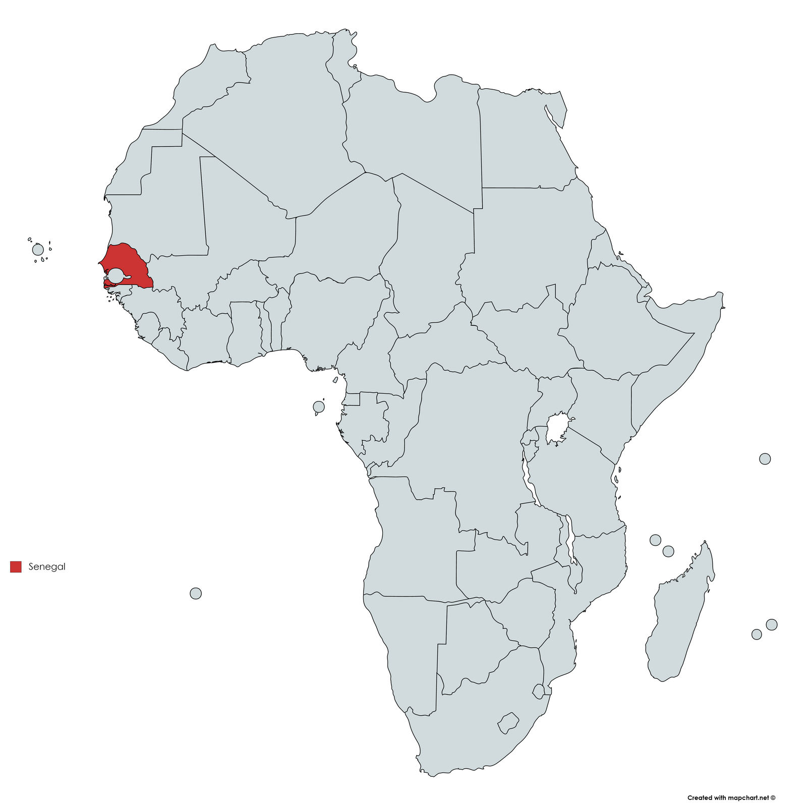MAPA SENEGAL