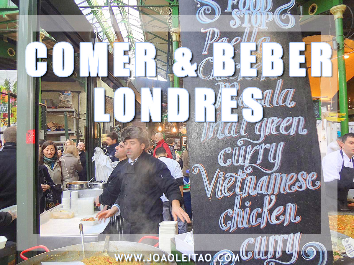 ONDE COMER E BEBER EM LONDRES