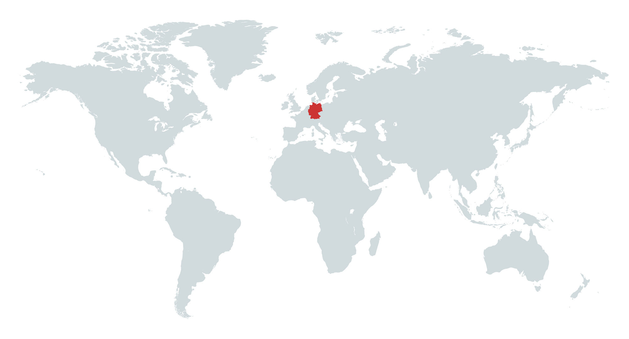 Mapa da Alemanha no Mundo
