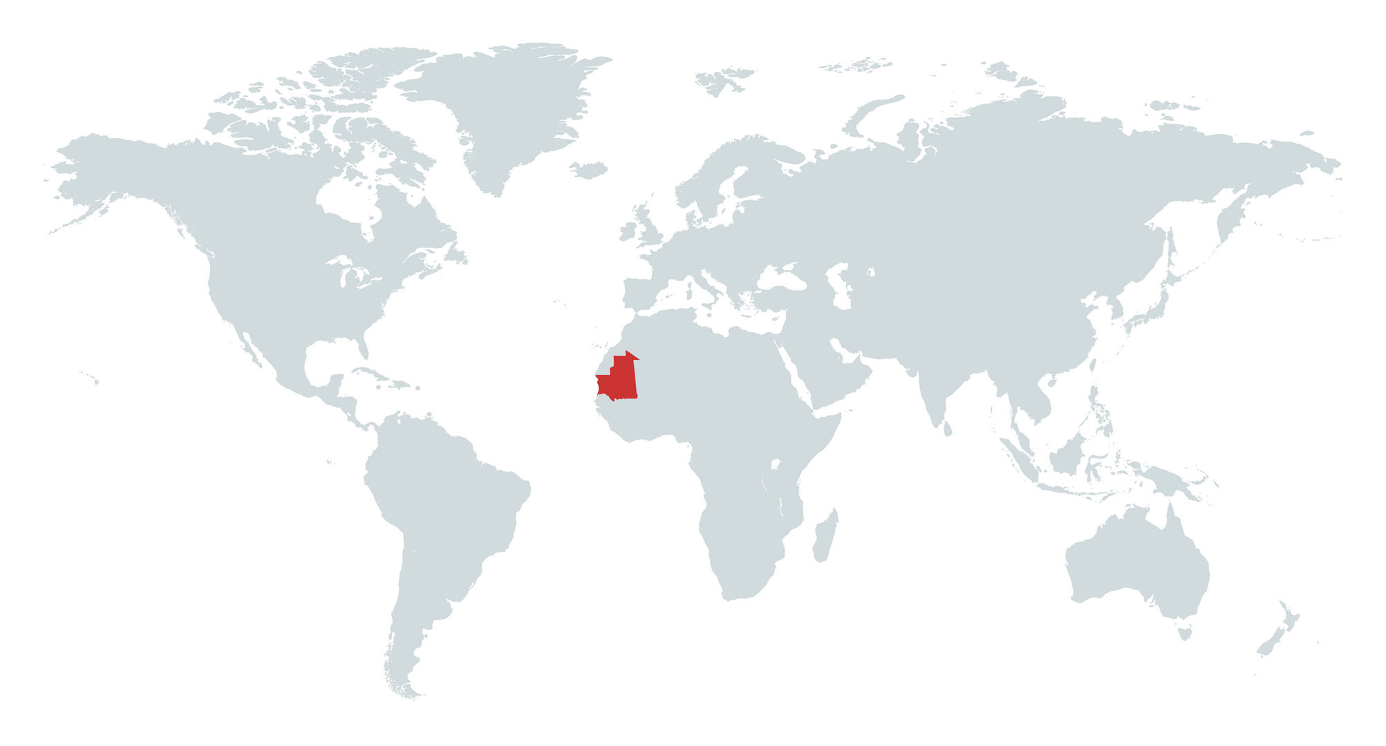 MAPA MAURITANIA