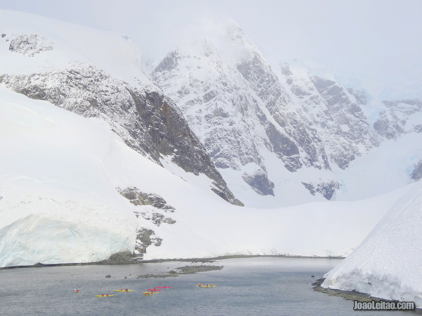 Fazer Canoagem na Antártida