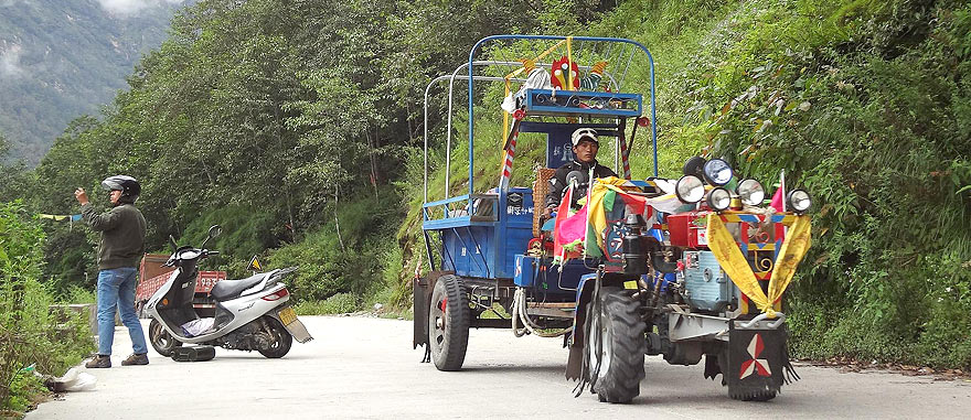 Border Nepal and Tibet-China