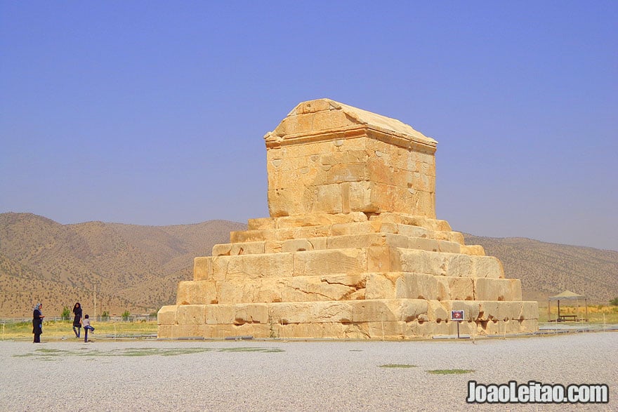 Tomb of Cyrus the Great in Pasargadae old Persian capital - UNESCO Sites in Iran