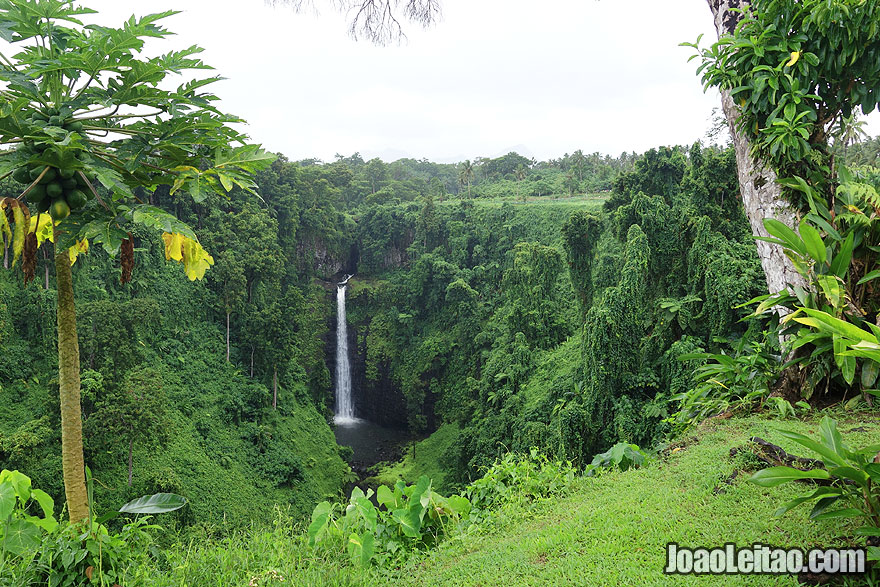 Visit Sopoaga Waterfall Samoa