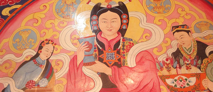 Tibetan Painting in Lhasa