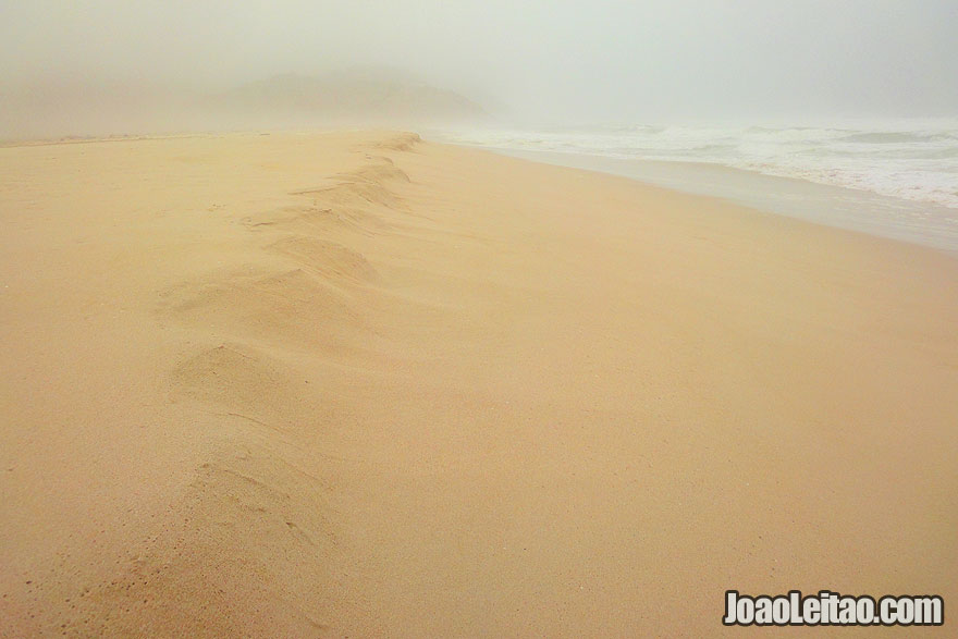 Chasing crabs on Ras Madrakah beach in Oman