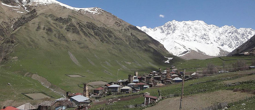 Visit Zhibiani village in Ushguli, Uper Svaneti Georgia