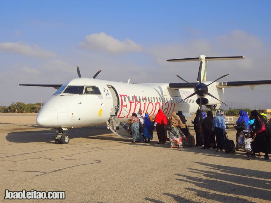 Flight Berbera to Addis Ababa - Somaliland to Ethiopia