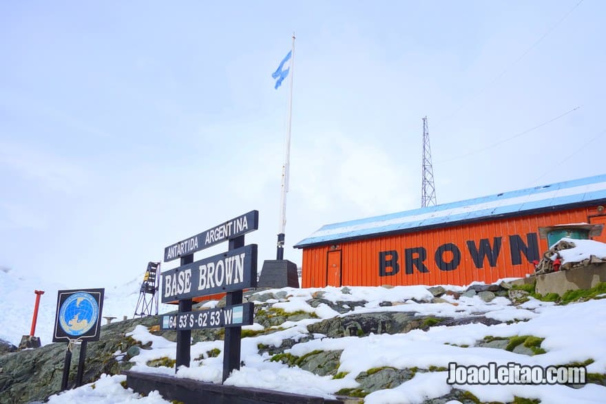 Almirante Brown Scientific Station in Graham Land, Antarctic Peninsula