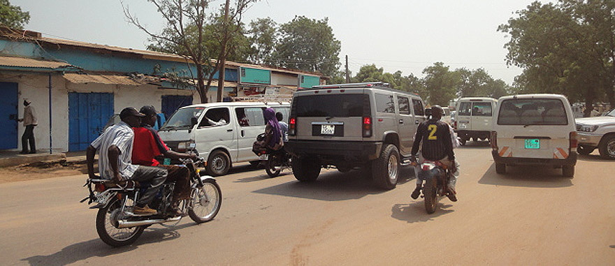 Boda-boda moto taxis - Juba Travel Guide