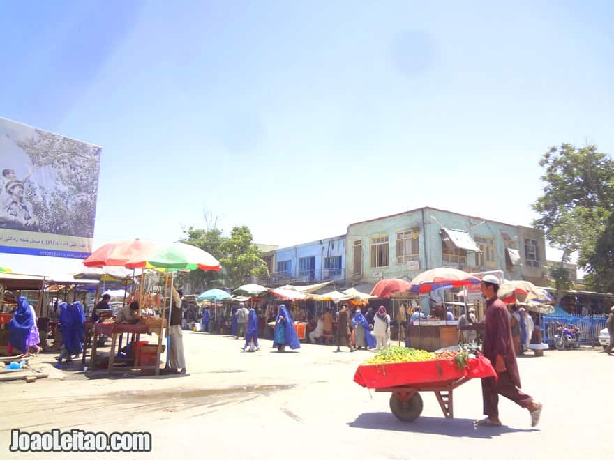 Kunduz City center - Driving in Afghanistan