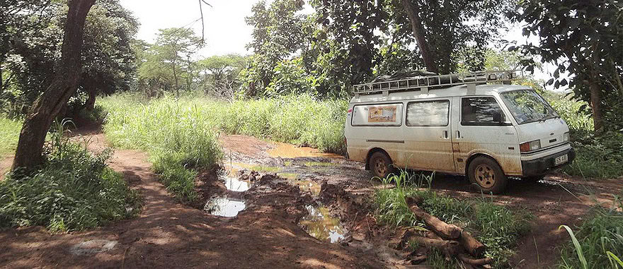 Road from South Sudan to DRC