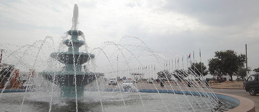 Fountain near Avenue of Nations in Juba - South Sudan Travel Guide