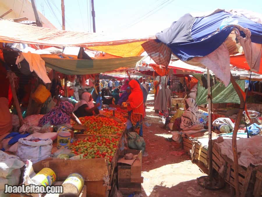 Travel Guide to Somaliland - photo of Bacadlaha Market in Hargeisa