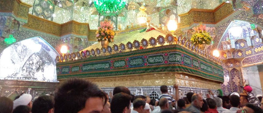 Visiting Fatima Masumeh Shrine in Qom, Iran