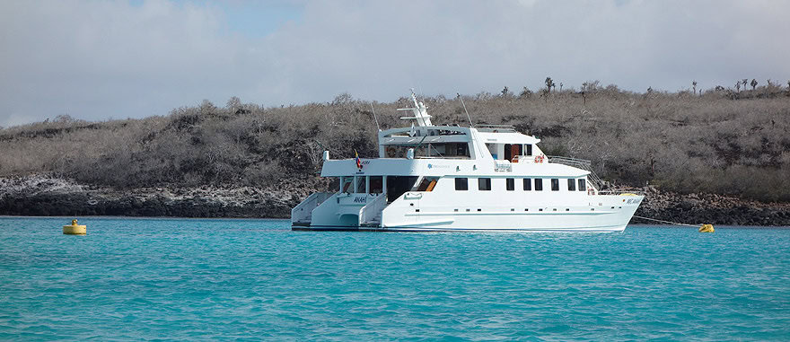 Passeio de Catamaran nos Galápagos