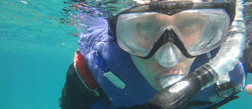 Snorkeling in Galapagos