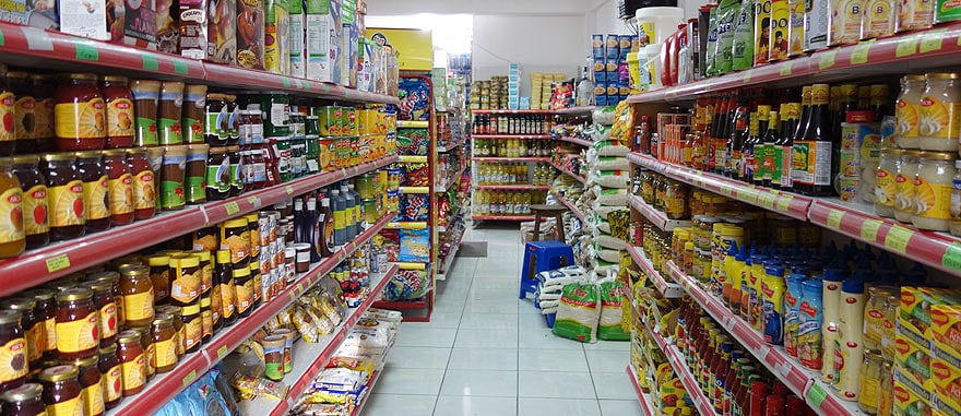 A supermarket in Galapagos looks like this