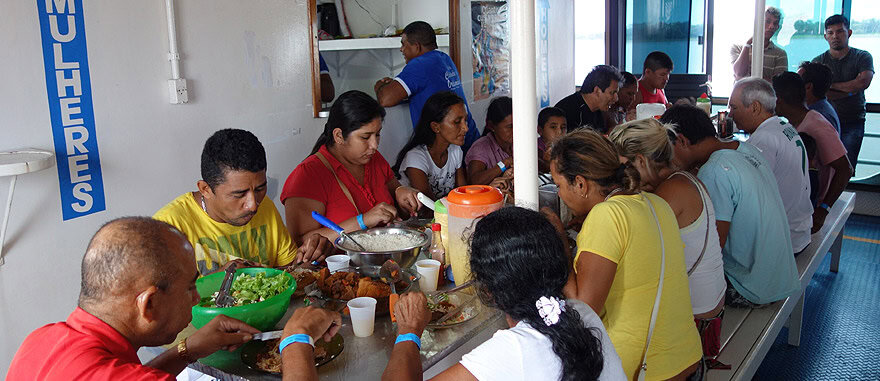 Amazon River boat Dining Hall