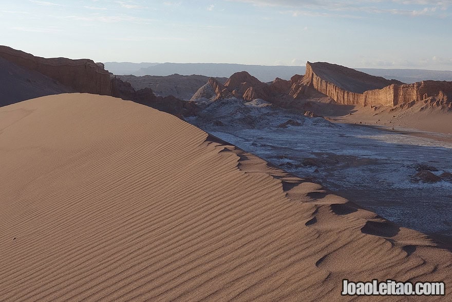 Photo of the Moon Valley in Atacama Desert Chile