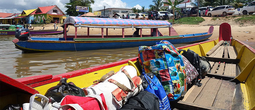 Speedboat from Suriname to French Guiana