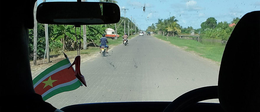 Minivan Zuiddrain to Paramaribo in Suriname