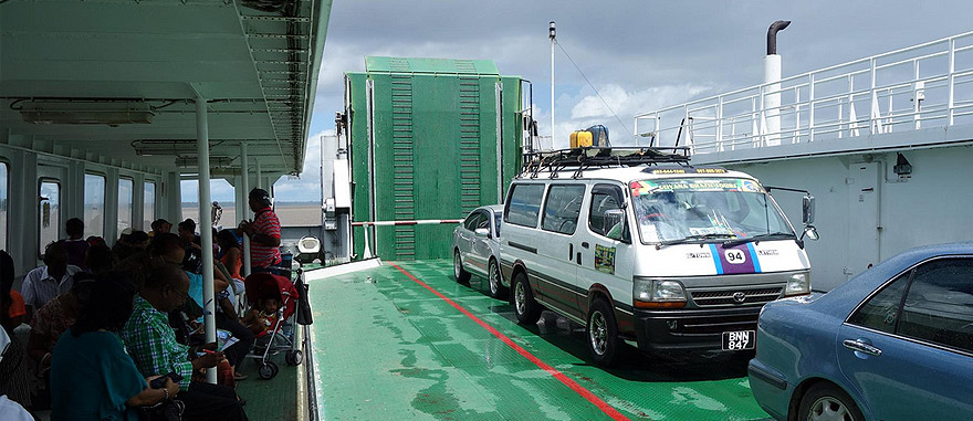Ferry boat Guyana to Suriname