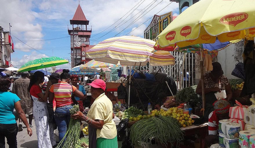 Stabroek Market in Georgetown the capital of Guyana