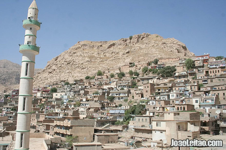 View of the city of Aqrah - Akre in Kurdistan