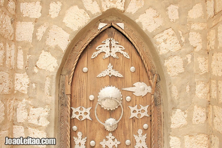 Beautiful wooden door in Timbuktu