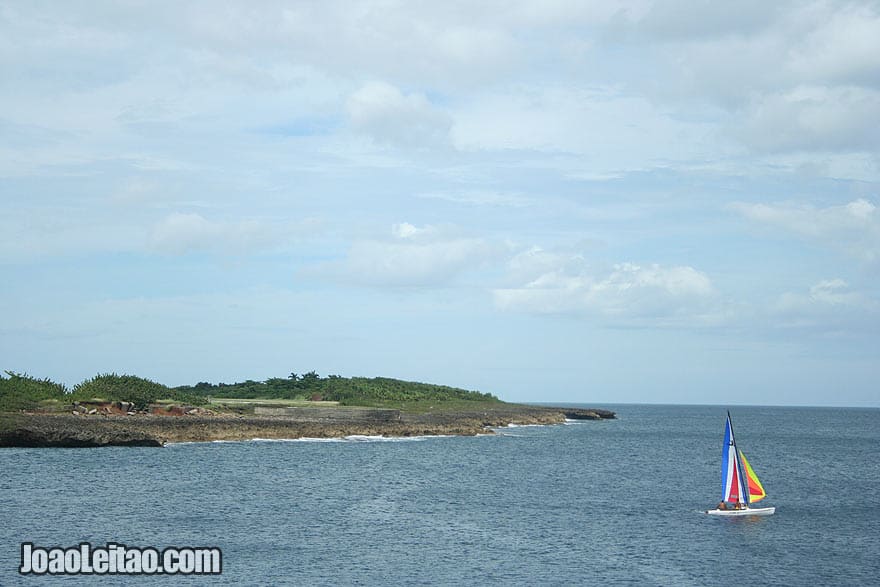 Sailing boat in Baracoa