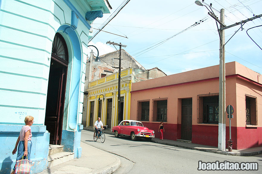 Beautiful street in Camaguey center