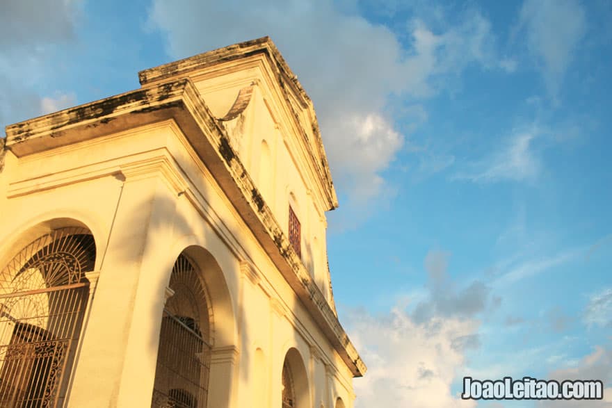 Holy Trinity Church facade in Trinidad