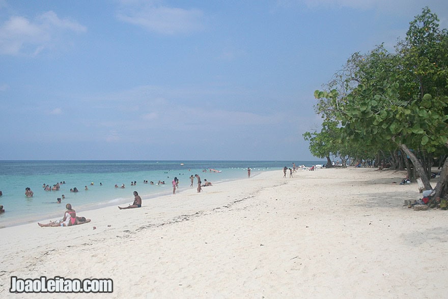 Guardalavaca sandy beach