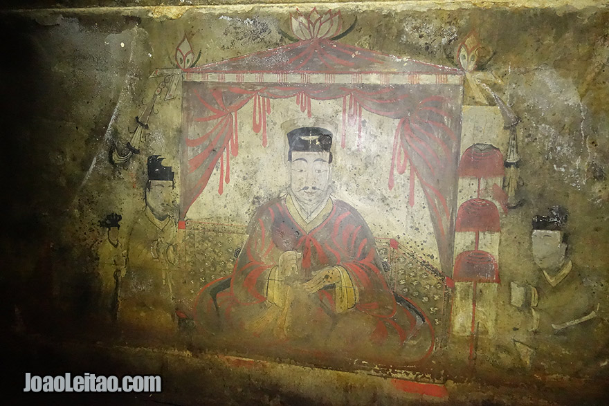 The King Kogukwon's mausoleum often called as the Anak Tomb No.3 has 1700-year-old frescoes. This UNESCO site was one of the highlights of my trip to North Korea.